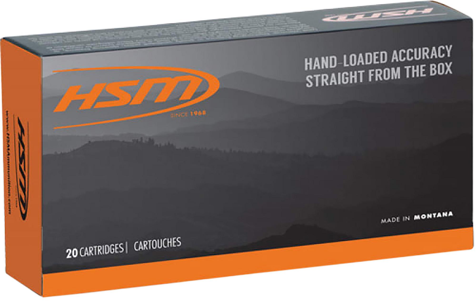 HSM Trophy Gold Rifle Ammunition 7MMMAG28N, 7mm Rem, SGB, 160 gr, 20 Rd/Bx