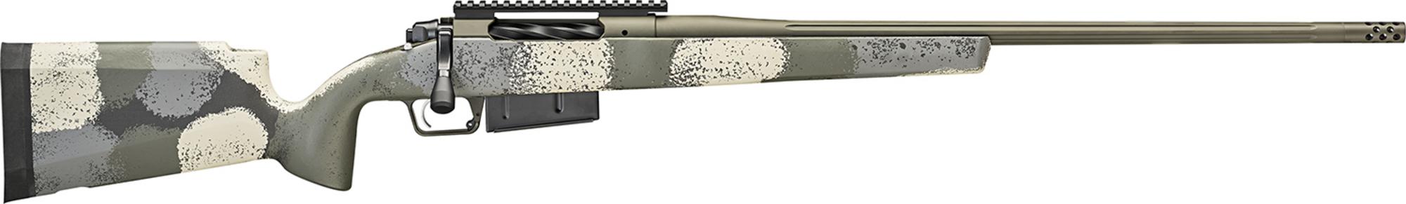 Springfield 2020 Waypoint Bolt Action Rifle BAW9247PRCG, 7mm PRC, 24", Evergreen Camo, Hybrid Profile w/M-LOK Stock, 3 Rds