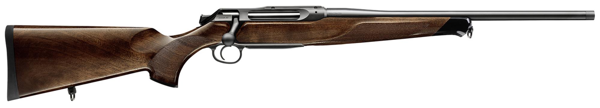 Sauer 505 Lux Bolt Action Rifle 80117093, 243 Win, 22" Threaded, Grade 5 Wood Stock, 3 Rds
