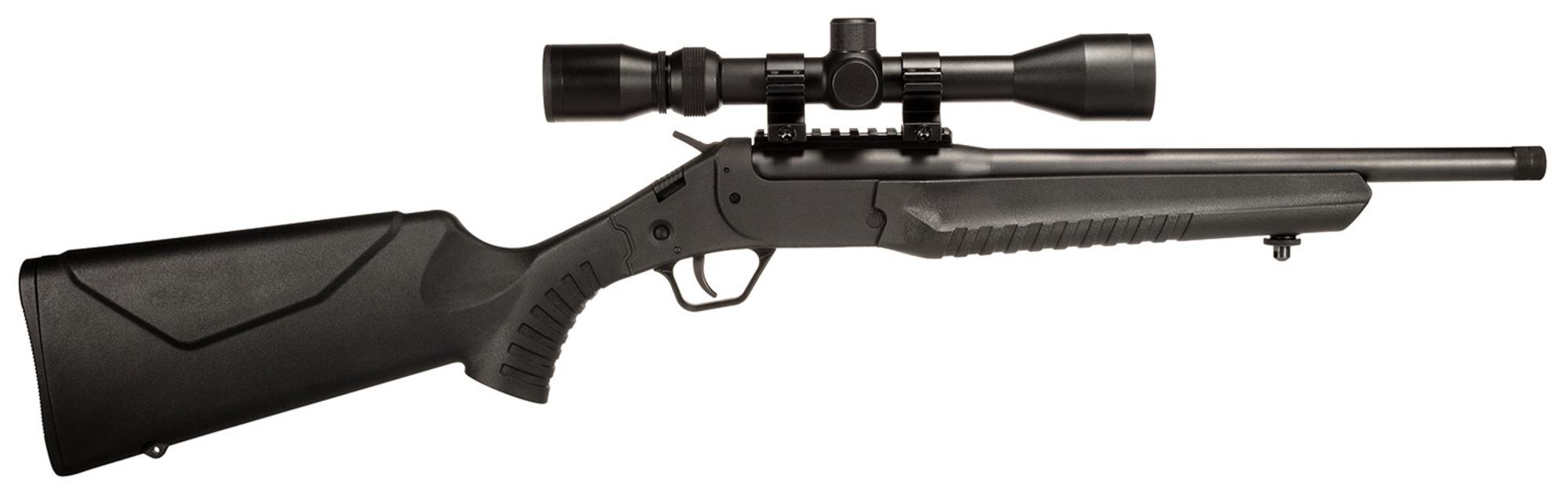 Rossi LWC Break Open Rifle LWC0350BKS, 350 Legend, 16.5" Threaded, Fixed Black Stock, 1rd Rds
