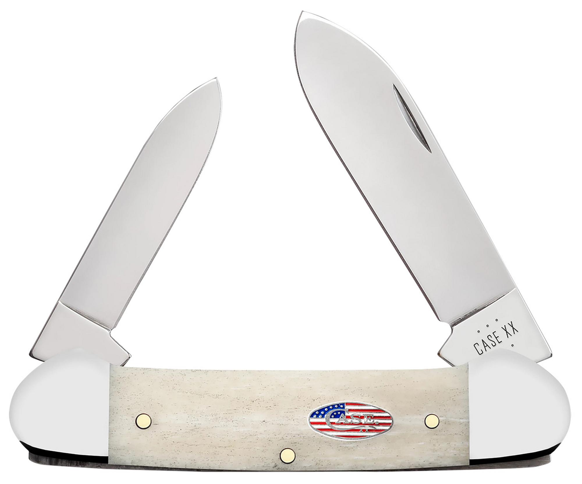 Case Canoe Pen/Spear EDC Knife w/Smooth Natural Handle (14092)