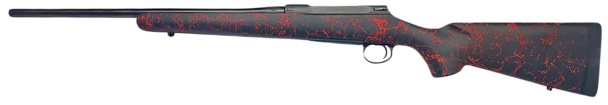 Sauer 100 Classic XT Bolt Action Rifle 80118093, 7mm Rem Mag, 24.40",Black/Red HS Precision Stock, 4 Rds