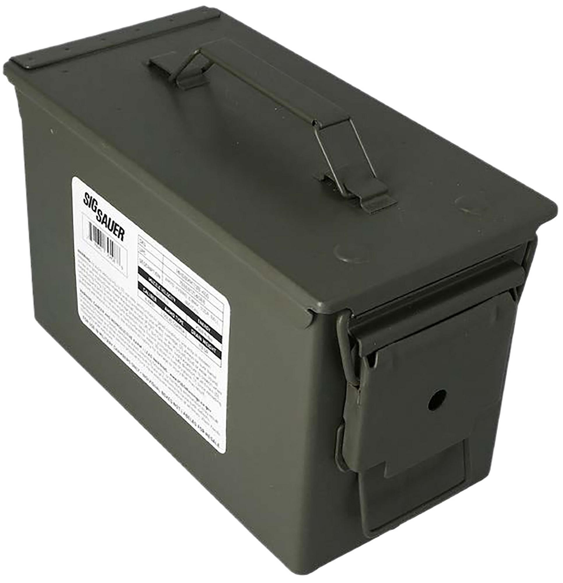 Sig Rifle Ammunition MH68MM113B460, 277 Sig Fury, Hybrid, 113 gr, 3200 fps, 460 Rd Can