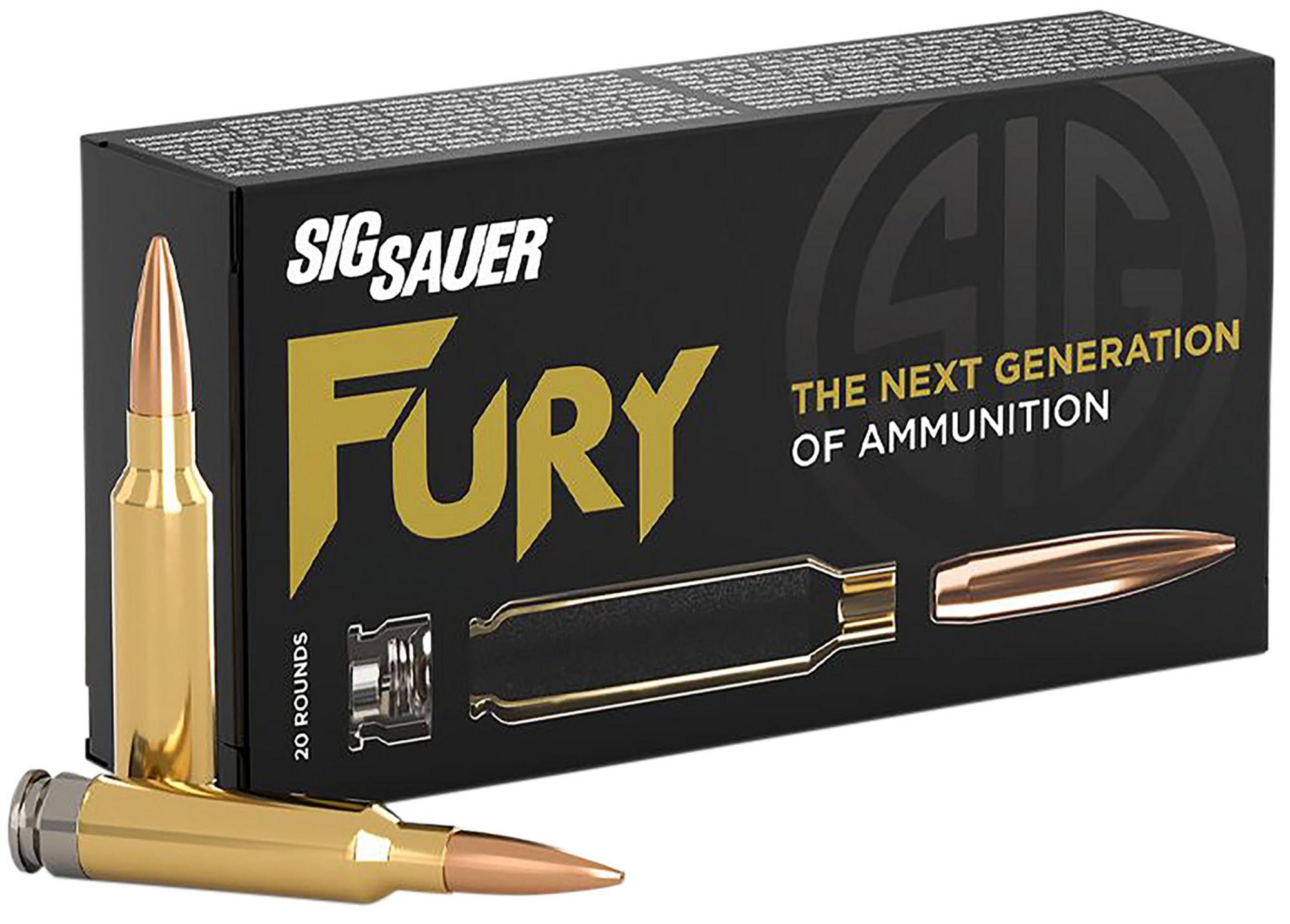 Sig Fury Rifle Ammunition H277SFOTM15520, 277 Sig Fury, OTM, 150 gr, 3000 fps, 20 Rd/Bx
