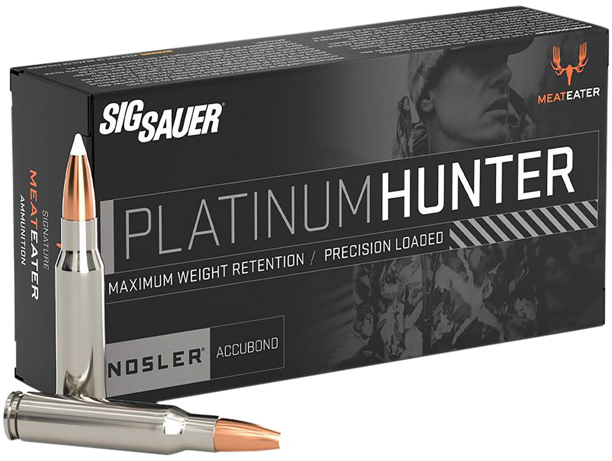 Sig Platinum Hunter Rifle Ammunition E243PH9020, 243 Win, 90 gr, 20 Rd/Bx