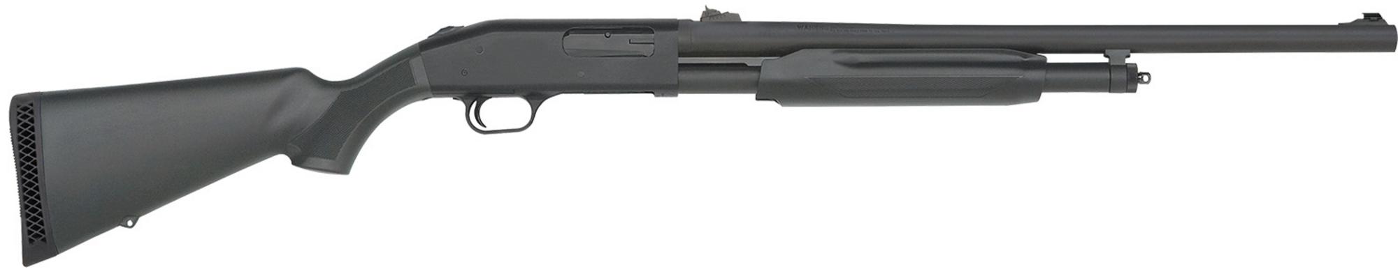 Mossberg 500 Shotgun 56424, 12 Gauge, 24", Black Synthetic Stock