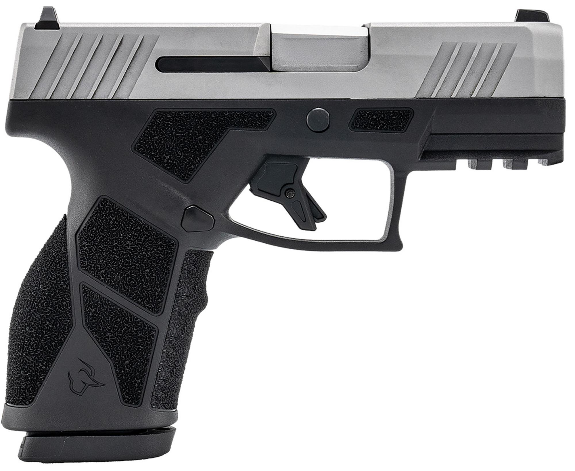 Taurus GX2 Compact Pistol 1GX2939, 9mm, 3.37", Ergonomic Polymer Grips, Matte Stainless Slide, 13 Rds