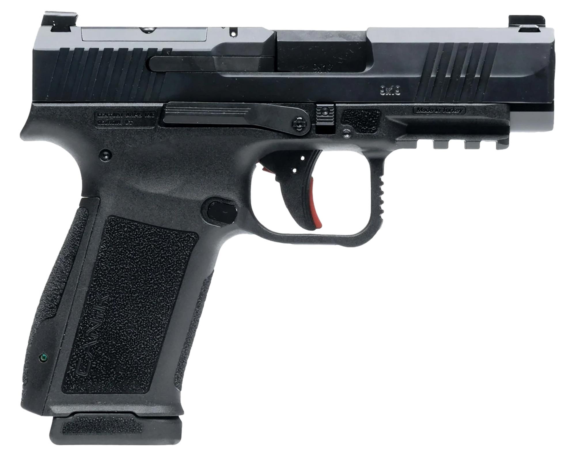 Canik Mete MC9LS Sub-Compact Pistol HG7883N, 9mm, 3.64", Polymer Grips, Black Nitride Finish, Optic Ready, 17 Rds