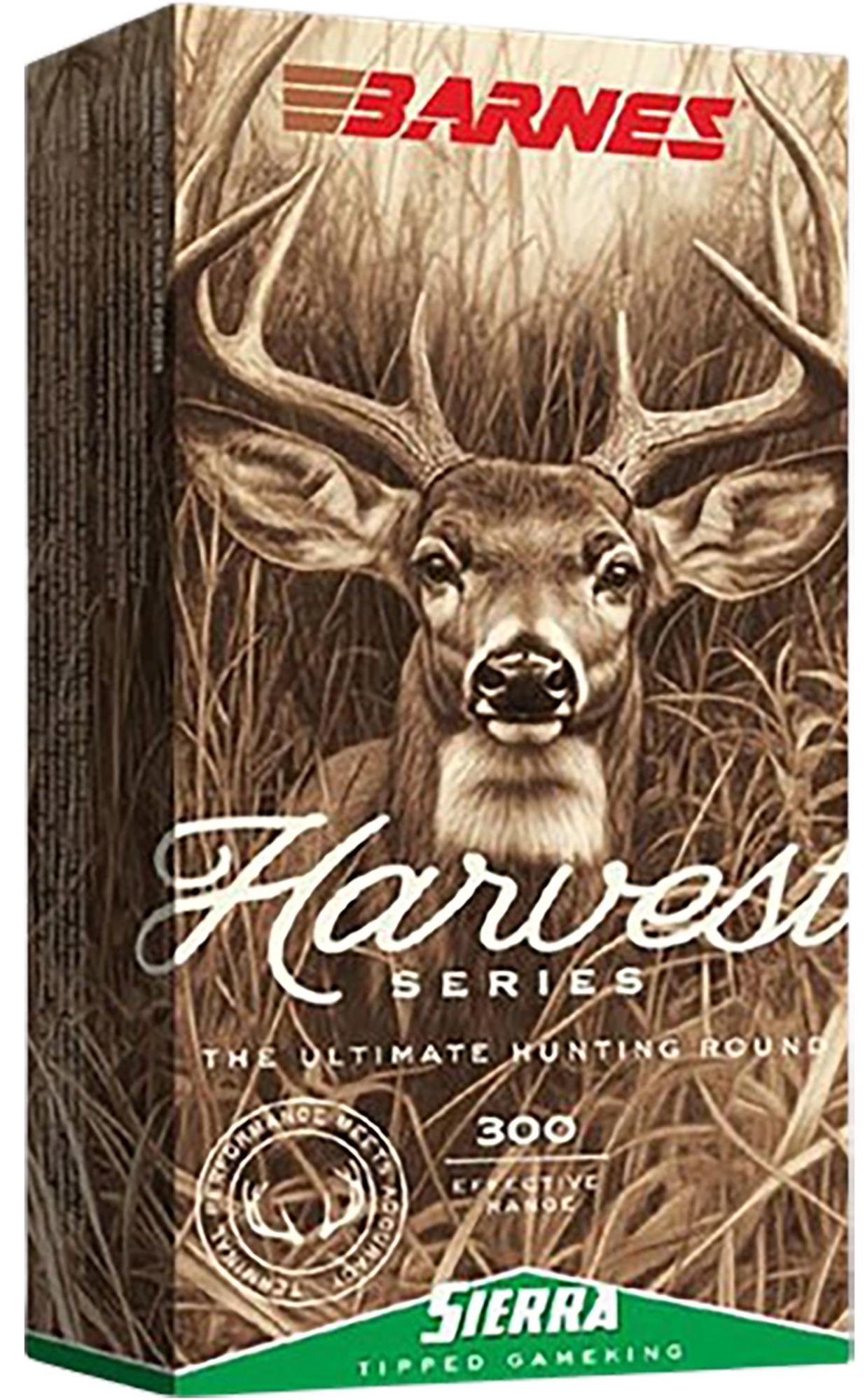 Barnes Harvest Rifle Ammunition 32399, 270 Win, Sierra Tipped GameKing, 140 gr, 20 Rd/Bx