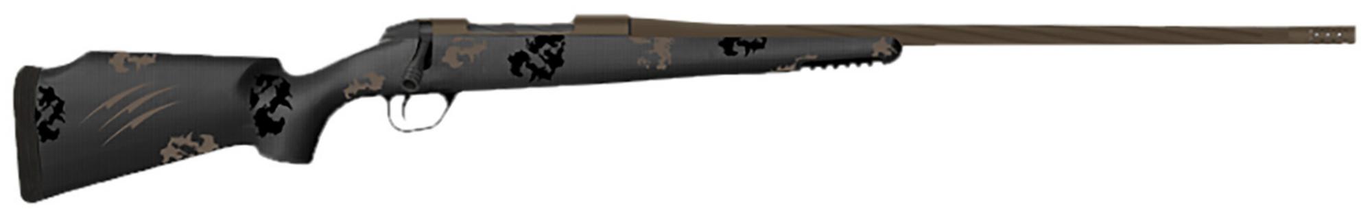 Fierce Twisted TI Rogue Bolt Action Rifle TWTROG7PRC22BT, 7mm PRC, 22" Threaded, Trophy Camo Stock