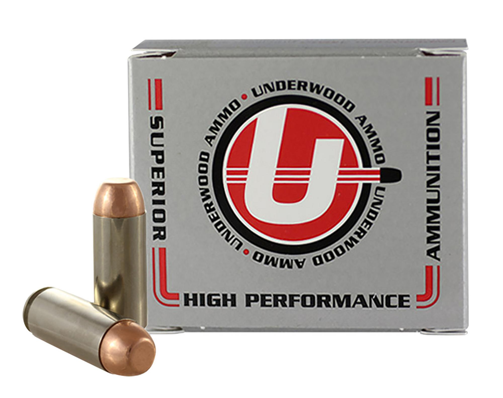 Underwood Pistol Ammunition UA509, 50 AE, Full Metal Jacket, 300 gr, 1580 fps, 20 Rd/Bx
