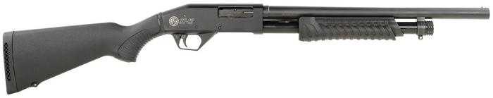 Rossi ST-12 Shotgun ST1218BK, 12 Gauge, 18.50", 3" Chmbr, Matte Black, Synthetic Stock, Front Bead Sight, Cylinder Bore