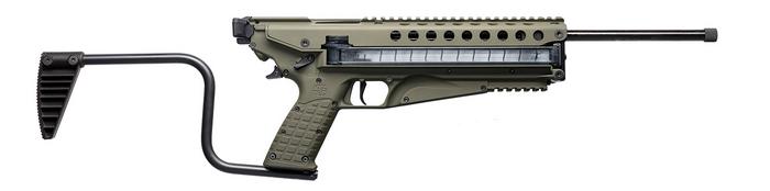 Kel-Tec R50 Semi-Auto Rifle R50GRN, 5.7x28mm, 16.10", Folding Stock, OD Green Finish, 50 Rds