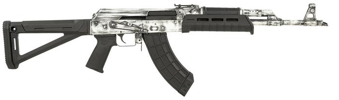 Century Arms VSKA Trooper Semi-Auto Rifle RI4997N, 7.62x39mm, 16.50", Magpul AK Stock, White Distressed Finish, 30 Rds