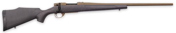 Weatherby Vanguard Weatherguard Bolt Action Rifle VWB7MMRR4T, 7mm Rem, 24" Threaded, Black w/ Bronze Stock, 3 Rds