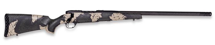 Weatherby Mark V Backcountry Guide Bolt Action Rifle MGS01N300NR4B, 300 Win, 22" Threaded, Fixed Peak 44 tooth Black Stock, 3 Rds
