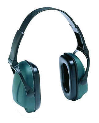 Radians Collapsible Multi-Position Black Earmuffs w/Vinyl Ear Cushions 22 dB (M22C)
