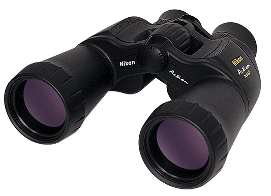 Nikon Action Binoculars 7217, 7x, 50mm, BaK 4 Prism, Black Rubber Armor