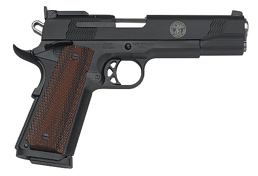 Smith & Wesson 1911 Pistol 170243, 45 ACP, 5", Wood Grip, Black Finish, 8 Rd