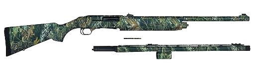 Mossberg 935 Magnum Combo Shotgun 82210, 12 Gauge, 24" VR & 24" ISB, 3.5" Chmbr, Mossy Oak NBU, Ulti Full Choke, Fully Rifled