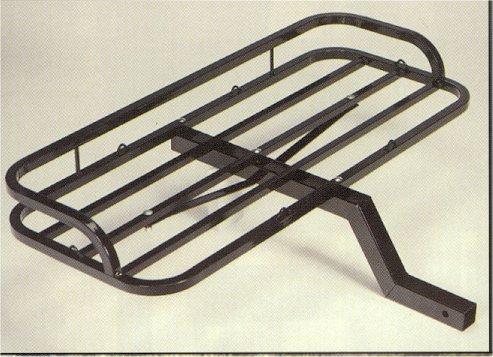 San Angelo Black Steel Hitch Hauler Rack (11495)