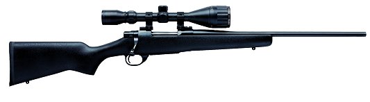 Howa M-1500 Ultra-Lite Scope Youth Combo Rifle HWR66309+, 308 Winchester, 20", Bolt Action, Black Hardwood Stock, Blue Steel Finish, 3-9X42 Scope, 4 Rds