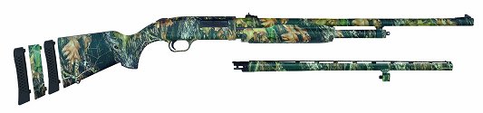Mossberg 500 Super Bantam Shotgun 54141, 20 Gauge, 22" VR & 24" Rifled w/sights, 3" Chmbr, NBU, Accu Choke, Rifle Sights