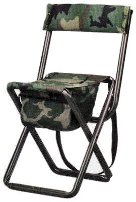 SA Field Chair 18711 Non Sink Chair w/Zippered Utility Bag & Carry Strap