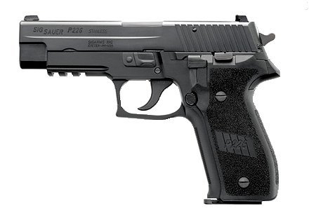 Sig P226 Pistol 226R40BSS, 40 Smith & Wesson, 4.4 in, Polymer Grip, Black/Stainless Steel Finish, Night Sights, 10 Rd