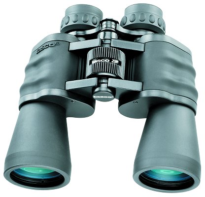 Tasco Essentials Binoculars 2023BRZ, 10x, 50mm, Porro Prism, Black Rubber Armor