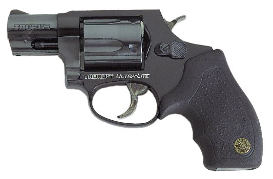 Taurus 85 UltraLite Revolver 2850021UL, 38 Special, 2", Soft Rubber Grip, Blue Steel Finish, 5 Rd