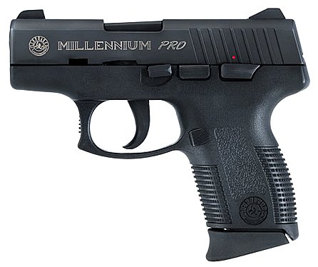 Taurus PT-111 Millenium Pro Pistol 1111031P, 9mm, 3.25", Polymer Grip, Blue Steel Slide Finish, 10 Rd