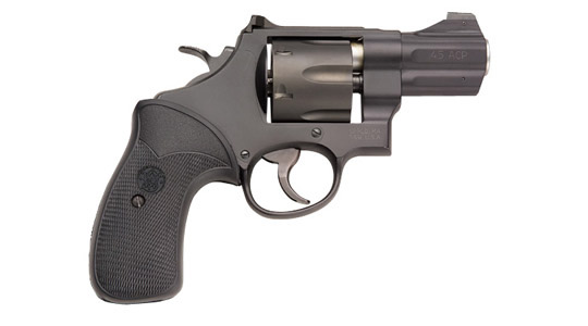 Smith & Wesson 329 Nightguard Revolver 163420, 44 Rem Mag, 2 1/2 in, Rubber Grip, Black Finish, 6 rd