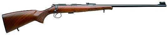 CZ 452 Lux Rimfire Rifle 02002, 22 Winchester Mag, 24.8", Bolt Action, Turkish Walnut Stock, Blued Steel Finish, 5 Rds
