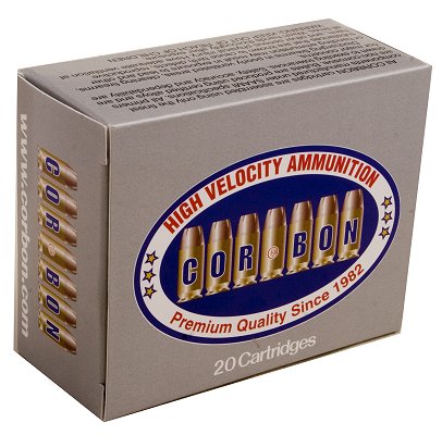 Corbon Self Defense Rifle Ammunition SD308125/20, 308 Winchester, Jacketed Hollow Point (JHP), 125 GR, 3100 fps, 20 Rd/bx