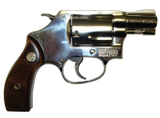 Smith & Wesson 36 Classic Revolver 150197, 38 Special, 1 7/8", Altamont Service Wood Grip, Nickel Finish, 5 Rd