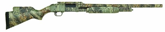 Mossberg 500 Slugster Shotgun 55100, 12 Gauge, 24", 3" Chmbr, Realtree Fully Rifled Barrel, Cantilever Mount
