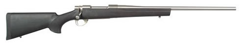 Howa M-1500 Rifle w/Hogue Stock HGR60412, 204 Ruger, 22", Bolt Action, Black Synthetic Stock, Stainless Steel Finish, 5 Rds