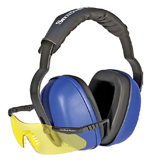 Silencio Protection Pack Glasses w/Black Frame/Clear Lenses/Earmuffs (3014955)