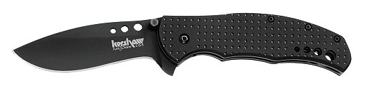 Kershaw Boa Folding Knife w/Drop Point Blade/Thumb Stud & Pocket Clip 1580