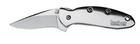 Kershaw Chive Folding Knife w/Pocket Clip & Stainless Steel Handle 1600SS