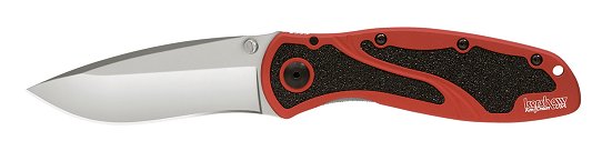 Kershaw Blur Folding Knife w/Drop Point Blade & Plain Edge 1670RD