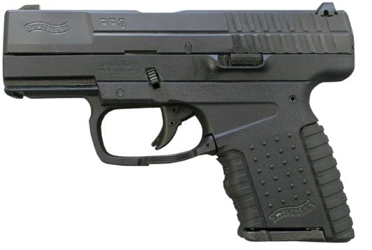Walther PPS USA Semi-Auto Pistol WAP10002, 40 S&W, 3.2", Black Synthetic Grip, Black Finish, 6 Rd