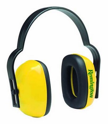 Radians Collapsible Multi-Position Black/Yellow Earmuffs w/Vinyl Ear Cushions 24 dB (M24C)