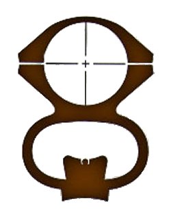 Ironsighter Muzzleloader See Thru Mount 334 For TCA Senec/Chr