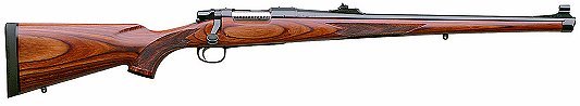Remington 7 Custom MS Rifle 4777, 243 Winchester, 20", Bolt Action, Custom MS Mannlicher Hardwood Stock, Blue Finish, 4 Rds
