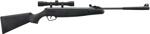 Stoeger X-10 1000 FPS Airgun w/Fiber-Optic Sights & 4x32 Scope 30058, .22 Cal., Black Synthetic Hunter-Style Stock