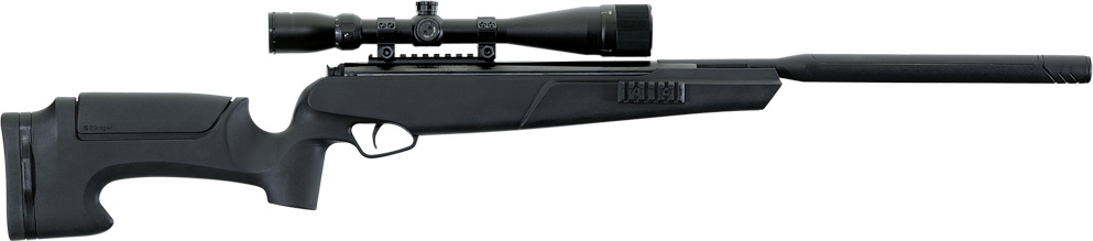 Stoeger ATAC S2 Supressor 1200 FPS Airgun w/4-16x40mm Scope 30435, .177 Cal., Black Synthetic Stock