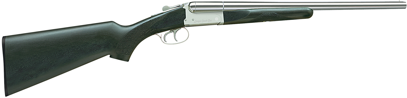 Stoeger Coach Gun Side x Side Shotgun ST31415, 12 Gauge, 20", 3" Chmbr, Black Walnut Stock, Polished Nickel/Black Finish