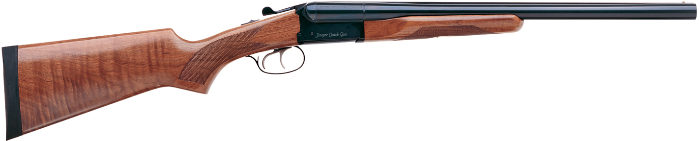Stoeger Coach Gun Supreme Side x Side Shotgun ST31481, 12 Gauge, 20", 3" Chmbr, AA Grade Gloss Walnut Stock, Walnut Blue Finish